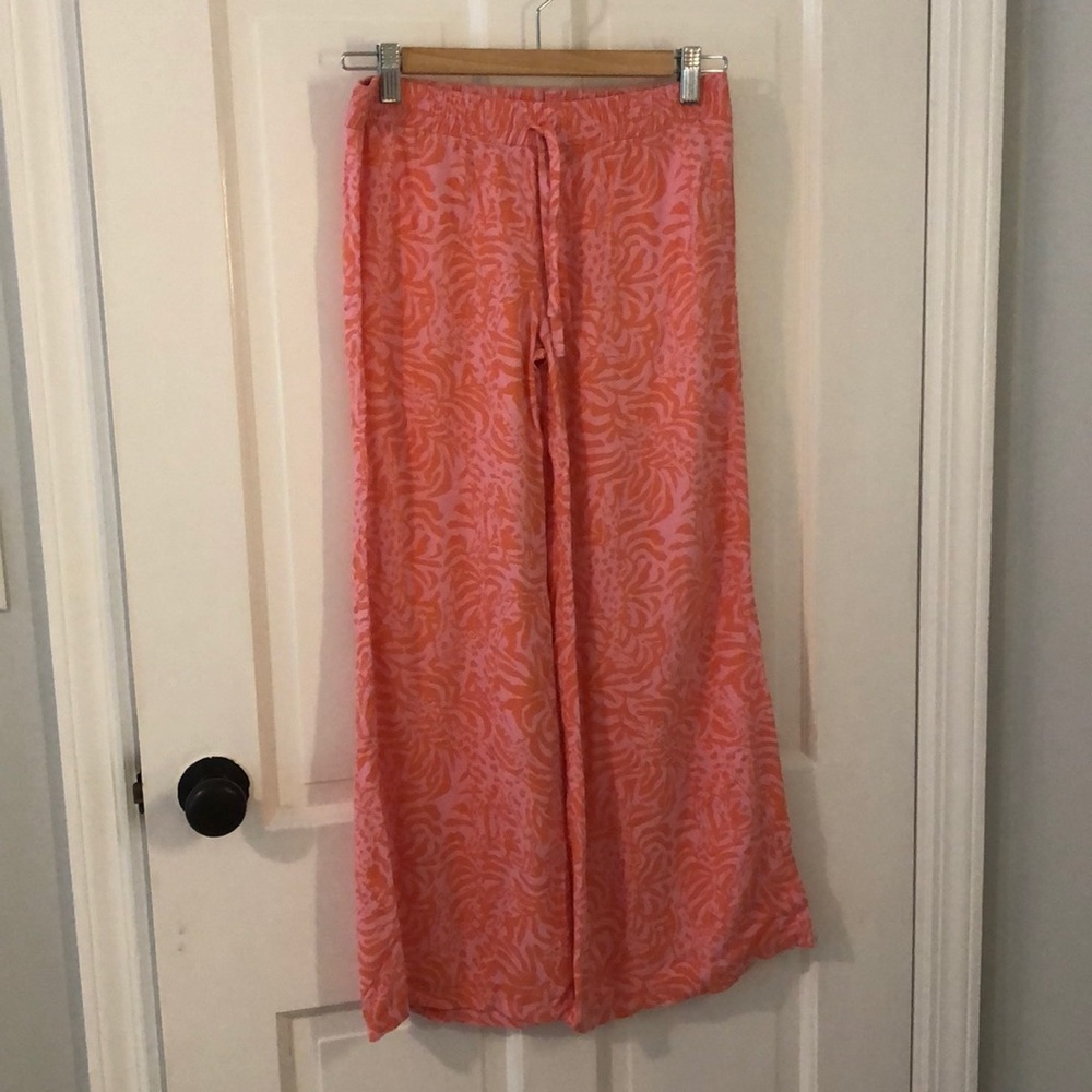 Pink/Orange Cotton Pants